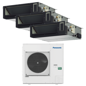 Condizionatore Panasonic 140PZH4E8 PACi NX Elite Inverter - R32 – Trifase – 14kW – Sistema Triplo Canalizzato  – 5kW + 5kW + 5kW
