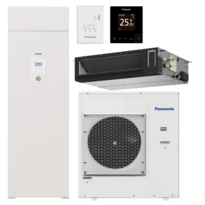Pompa di calore Aria Acqua e Aria-Aria Panasonic Aquarea EcoFleX –  R32 – 8kW - Monofase